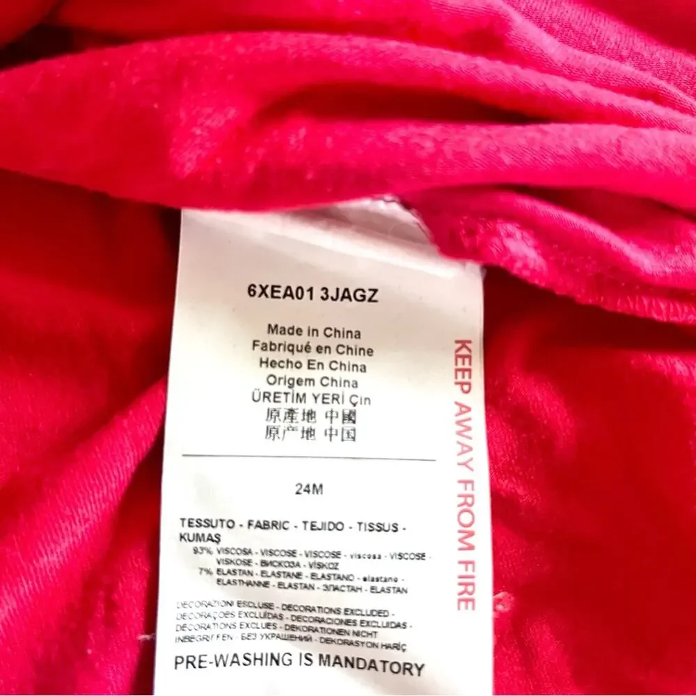 Armani Junior red dress